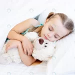 girl child is sleeping bed home white cotton bed crc5307aab3 size3.84mb 6240x4160 - title:Home - اورچین فایل - format: - sku: - keywords:وکتور,موکاپ,افکت متنی,پروژه افترافکت p_id:63922