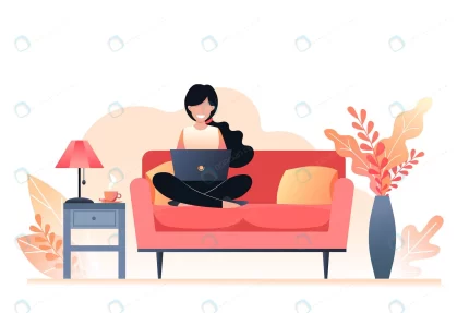 girl is sitting couch holding laptop freelance le crcdbdb842b size1.84mb - title:graphic home - اورچین فایل - format: - sku: - keywords: p_id:353984