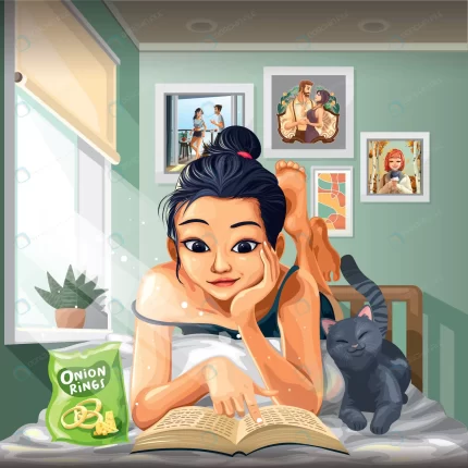 girl reading book crce7f1d849 size10.11mb - title:graphic home - اورچین فایل - format: - sku: - keywords: p_id:353984