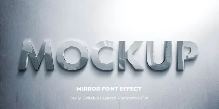 glass mirror 3d text effect template - title:graphic home - اورچین فایل - format: - sku: - keywords: p_id:353984