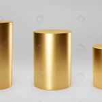 gold 3d cylinder set front view levels with persp crcd91cdd01 size3.40mb - title:Home - اورچین فایل - format: - sku: - keywords:وکتور,موکاپ,افکت متنی,پروژه افترافکت p_id:63922