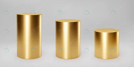 gold 3d cylinder set front view levels with persp crcd91cdd01 size3.40mb - title:graphic home - اورچین فایل - format: - sku: - keywords: p_id:353984