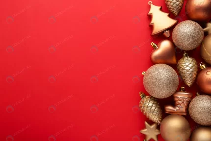 gold christmas toys decoration red background wit crc54e28454 size7.98mb 5472x3648 1 - title:graphic home - اورچین فایل - format: - sku: - keywords: p_id:353984