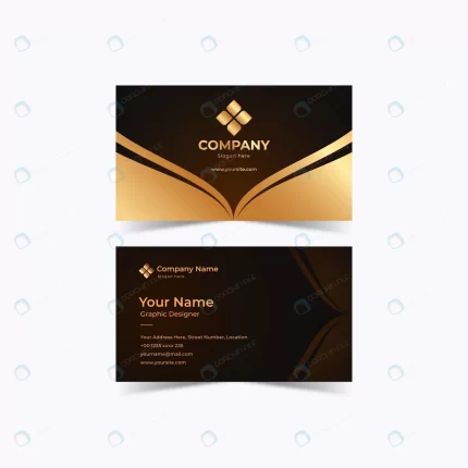 gold foil business card template crc94b173b3 size0.43mb - title:graphic home - اورچین فایل - format: - sku: - keywords: p_id:353984