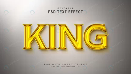 gold king text effect crc7e98d23e size7.32mb - title:graphic home - اورچین فایل - format: - sku: - keywords: p_id:353984