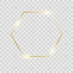 - gold shiny hexagon frane glowing decorative vinta crc52057b09 size3.34mb - Home