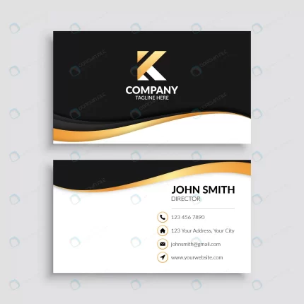 gold wave business card template crc4730bef1 size0.88mb - title:graphic home - اورچین فایل - format: - sku: - keywords: p_id:353984