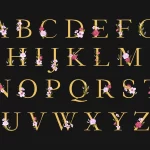 golden alphabet with elegant flowers crc29356155 size2.23mb - title:Home - اورچین فایل - format: - sku: - keywords:وکتور,موکاپ,افکت متنی,پروژه افترافکت p_id:63922