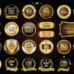 golden badges collecti - title:Home - اورچین فایل - format: - sku: - keywords:وکتور,موکاپ,افکت متنی,پروژه افترافکت p_id:63922