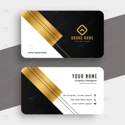 golden luxury premium business card template crc72935f7b size0.70mb - title:graphic home - اورچین فایل - format: - sku: - keywords: p_id:353984