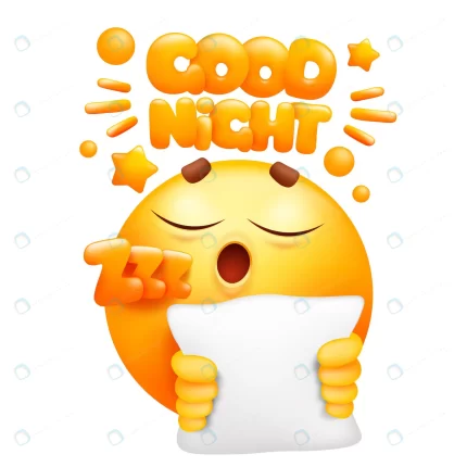good night web sticker yellow emoji cartoon chara crcd99e6f00 size4.02mb - title:graphic home - اورچین فایل - format: - sku: - keywords: p_id:353984
