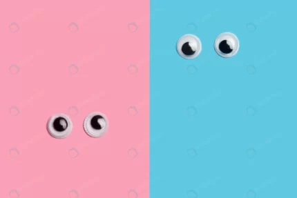 googly eyes pink light blue background with copy s rnd341 frp22868952 - title:graphic home - اورچین فایل - format: - sku: - keywords: p_id:353984