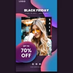- gradient black friday instagram story template - Home