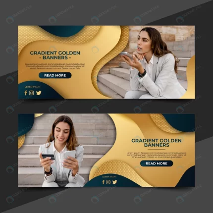 gradient golden luxury banners set with photo 2 crc7045260b size12.28mb - title:graphic home - اورچین فایل - format: - sku: - keywords: p_id:353984