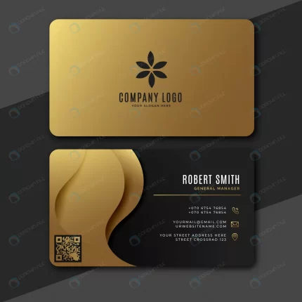 gradient golden luxury horizontal business card t crc2f93b960 size2.62mb - title:graphic home - اورچین فایل - format: - sku: - keywords: p_id:353984