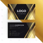 - gradient golden luxury horizontal business card t crc58314fbc size9.60mb - Home