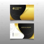 - gradient golden luxury horizontal business card t crccb7a4819 size3.17mb - Home