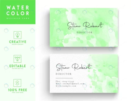 green artistic vibrant watercolor business card t crc3ad616ef size11.72mb - title:graphic home - اورچین فایل - format: - sku: - keywords: p_id:353984