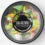 green mix salad box with layer rnd969 frp3206753 - title:Home - اورچین فایل - format: - sku: - keywords:وکتور,موکاپ,افکت متنی,پروژه افترافکت p_id:63922