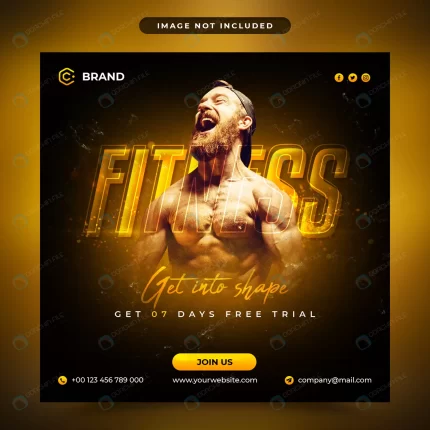gym fitness promotional instagram banner social me rnd366 frp17678953 - title:graphic home - اورچین فایل - format: - sku: - keywords: p_id:353984
