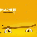 - halloween abstract elements yellow background crc48ee26c3 size3.83mb - Home