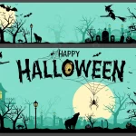 halloween background banner with black silhouette crc178b8353 size3.46mb - title:Home - اورچین فایل - format: - sku: - keywords:وکتور,موکاپ,افکت متنی,پروژه افترافکت p_id:63922