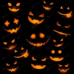 - halloween background with glowing pumpkin faces.j crc80c101bc size3.02mb - Home