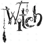 - halloween detailhand drawn letteringwitchcraft my crccdbb7fb4 size6.48mb - Home