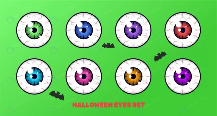 halloween eyes set vector evil eye flat cute hallo rnd570 frp31011369 - title:graphic home - اورچین فایل - format: - sku: - keywords: p_id:353984