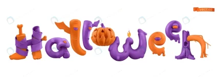 halloween lettering 3d vector cartoon funny lette crc91084103 size4.97mb - title:graphic home - اورچین فایل - format: - sku: - keywords: p_id:353984