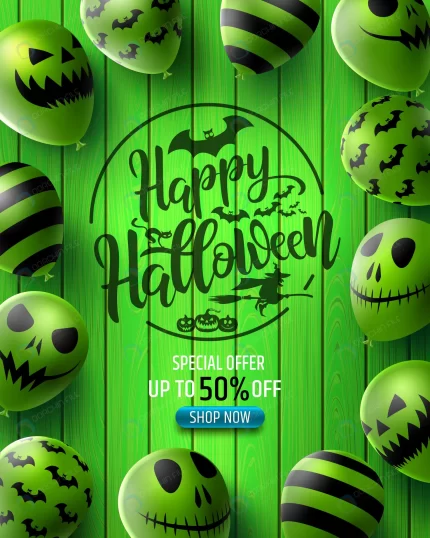 halloween vertical sale banner with scary balloon crcceb74528 size23.69mb - title:graphic home - اورچین فایل - format: - sku: - keywords: p_id:353984