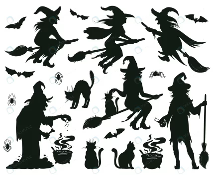halloween witch silhouettes magic witch ladies wi crc42c5b1ed size1.91mb 1 - title:graphic home - اورچین فایل - format: - sku: - keywords: p_id:353984