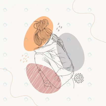 hand drawing mother hugging her child using line crc5ea2b88c size682.76kb 1 - title:graphic home - اورچین فایل - format: - sku: - keywords: p_id:353984
