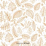 - hand drawn autumn background with leaves rnd490 frp4957749 - Home