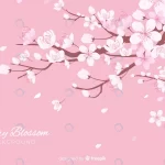 hand drawn cherry blossom background crca4ea228d size5.15mb - title:Home - اورچین فایل - format: - sku: - keywords:وکتور,موکاپ,افکت متنی,پروژه افترافکت p_id:63922