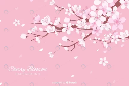 hand drawn cherry blossom background crca4ea228d size5.15mb - title:graphic home - اورچین فایل - format: - sku: - keywords: p_id:353984