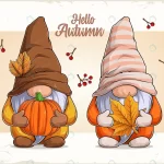 hand drawn cute gnomes autumn disguise holding pu crc18223a98 size9.00mb - title:Home - اورچین فایل - format: - sku: - keywords:وکتور,موکاپ,افکت متنی,پروژه افترافکت p_id:63922