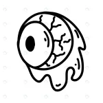 hand drawn doodle eyeball halloween outline elemen rnd549 frp31689665 - title:Home - اورچین فایل - format: - sku: - keywords:وکتور,موکاپ,افکت متنی,پروژه افترافکت p_id:63922