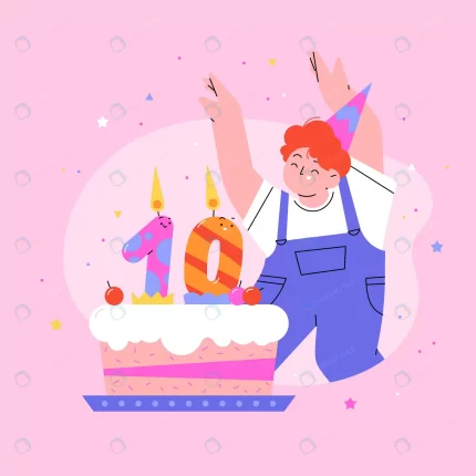 hand drawn flat design 10 years anniversary birth crc403003d6 size0.57mb - title:graphic home - اورچین فایل - format: - sku: - keywords: p_id:353984