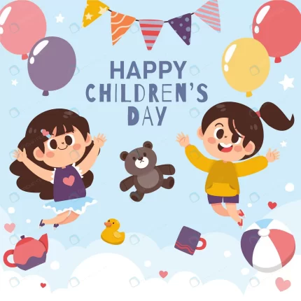 hand drawn flat world children s day illustration crc23fe0f81 size0.78mb - title:graphic home - اورچین فایل - format: - sku: - keywords: p_id:353984