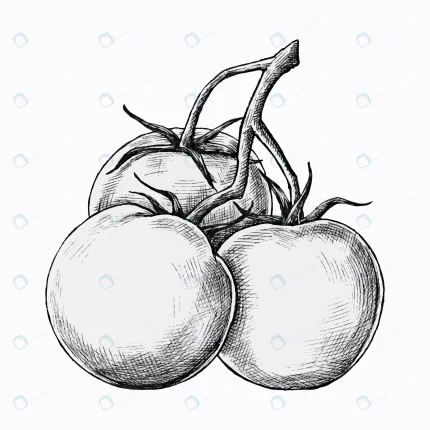 hand drawn fresh tomatoes crccc60848a size10.79mb - title:graphic home - اورچین فایل - format: - sku: - keywords: p_id:353984