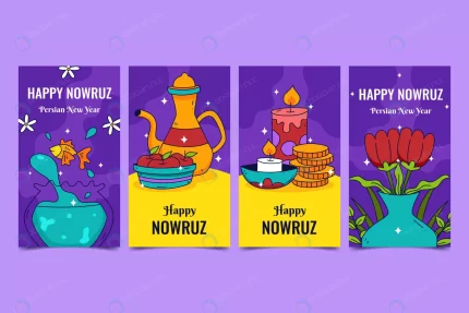 hand drawn happy nowruz instagram stories collect crcc2ecdeea size1.53mb - title:graphic home - اورچین فایل - format: - sku: - keywords: p_id:353984
