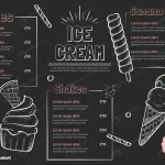 hand drawn ice cream blackboard menu template 3 crc2d6366ee size6.63mb - title:Home - اورچین فایل - format: - sku: - keywords:وکتور,موکاپ,افکت متنی,پروژه افترافکت p_id:63922