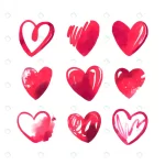 hand drawn illustration heart pack - title:Home - اورچین فایل - format: - sku: - keywords:وکتور,موکاپ,افکت متنی,پروژه افترافکت p_id:63922