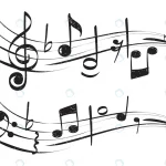 hand drawn musical note staff treble clef notes mu rnd639 frp9190022 1 - title:Home - اورچین فایل - format: - sku: - keywords:وکتور,موکاپ,افکت متنی,پروژه افترافکت p_id:63922