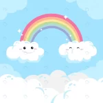 hand drawn rainbow clouds with faces crcc56858cc size539.14kb - title:Home - اورچین فایل - format: - sku: - keywords:وکتور,موکاپ,افکت متنی,پروژه افترافکت p_id:63922