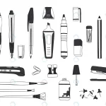 hand drawn stationery doodle pen pencil paintbrus crc75695a34 size2.32mb 1 - title:Home - اورچین فایل - format: - sku: - keywords:وکتور,موکاپ,افکت متنی,پروژه افترافکت p_id:63922