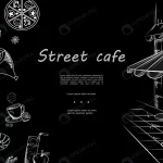 hand drawn street cafe menu template with meat pi crc93ad1775 size4.17mb - title:Home - اورچین فایل - format: - sku: - keywords:وکتور,موکاپ,افکت متنی,پروژه افترافکت p_id:63922