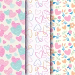 - hand drawn valentines day pattern collection - Home