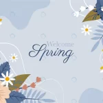 - hand drawn welcome spring flowers background crc410d7d83 size1.12mb - Home